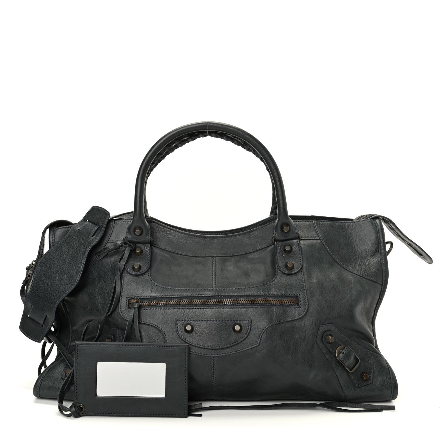 Balenciaga Agneau Classic Hardware City Anthracite 1 of 9