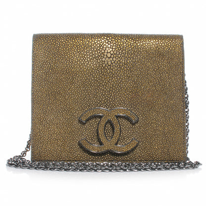 Chanel Stingray CC Mini Flap Bag Gold 1 of 8