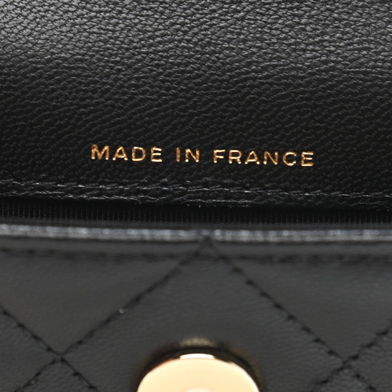 Chanel Goatskin Quilted Airpods Pro Case Belt Black 5 of 7