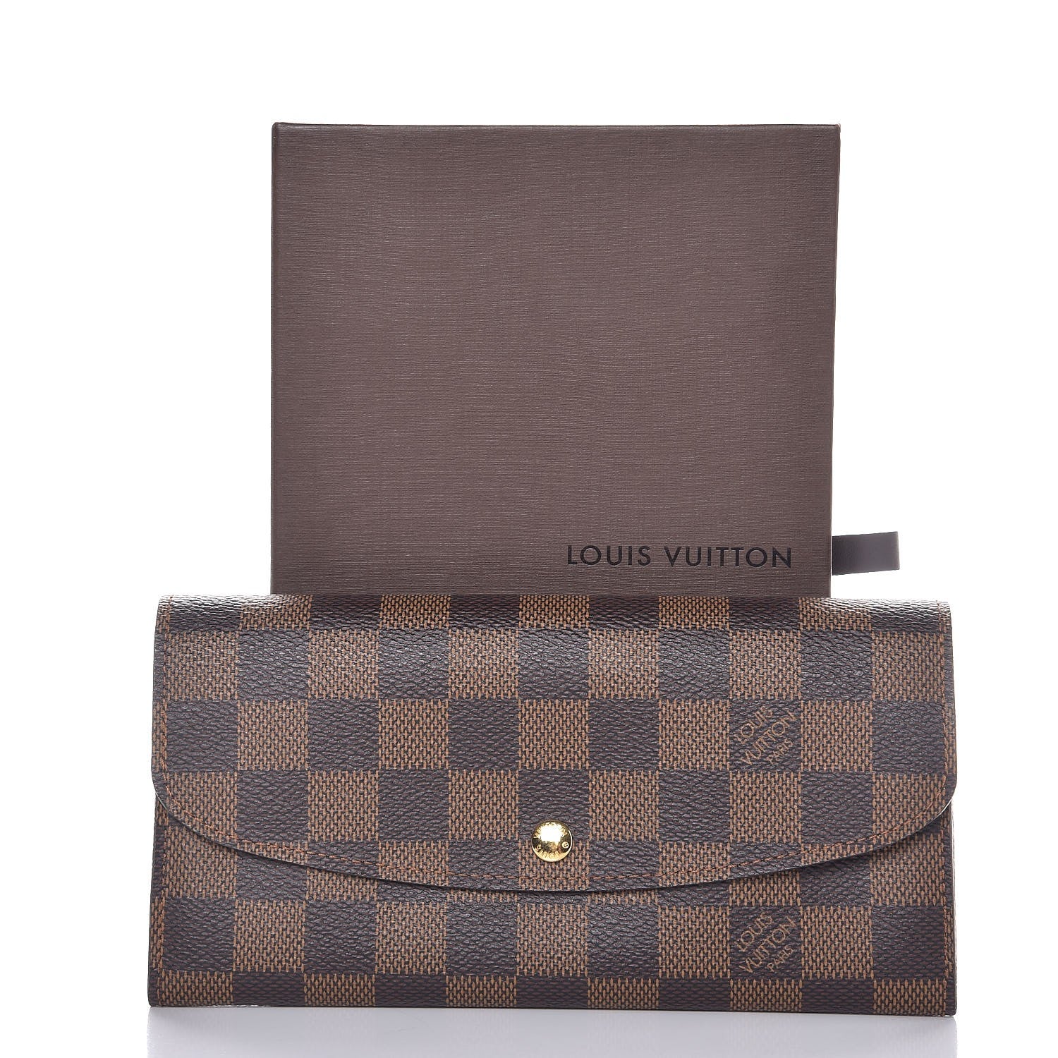 Louis Vuitton Damier Ebene Emilie Wallet 8 of 8