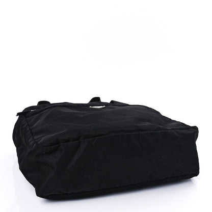 Prada Tessuto Nylon Saffiano Tote Black 3 of 8