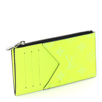 Louis Vuitton Taigarama Coin Card Holder  Yellow 4 of 6