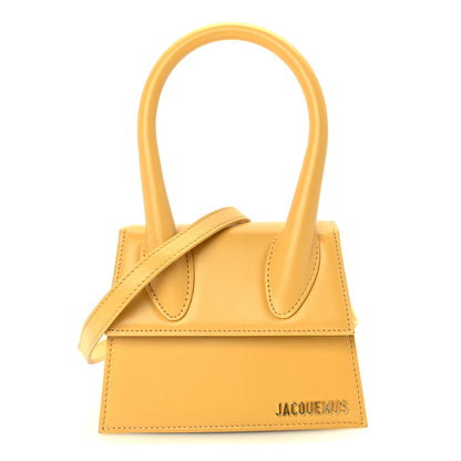 Jacquemus Smooth Calfskin Le Chiquito Moyen  Yellow 1 of 8