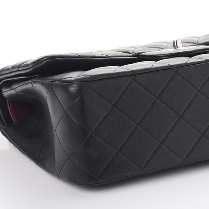 Chanel Lambskin Quilted Jumbo Double Flap Black 17 of 19