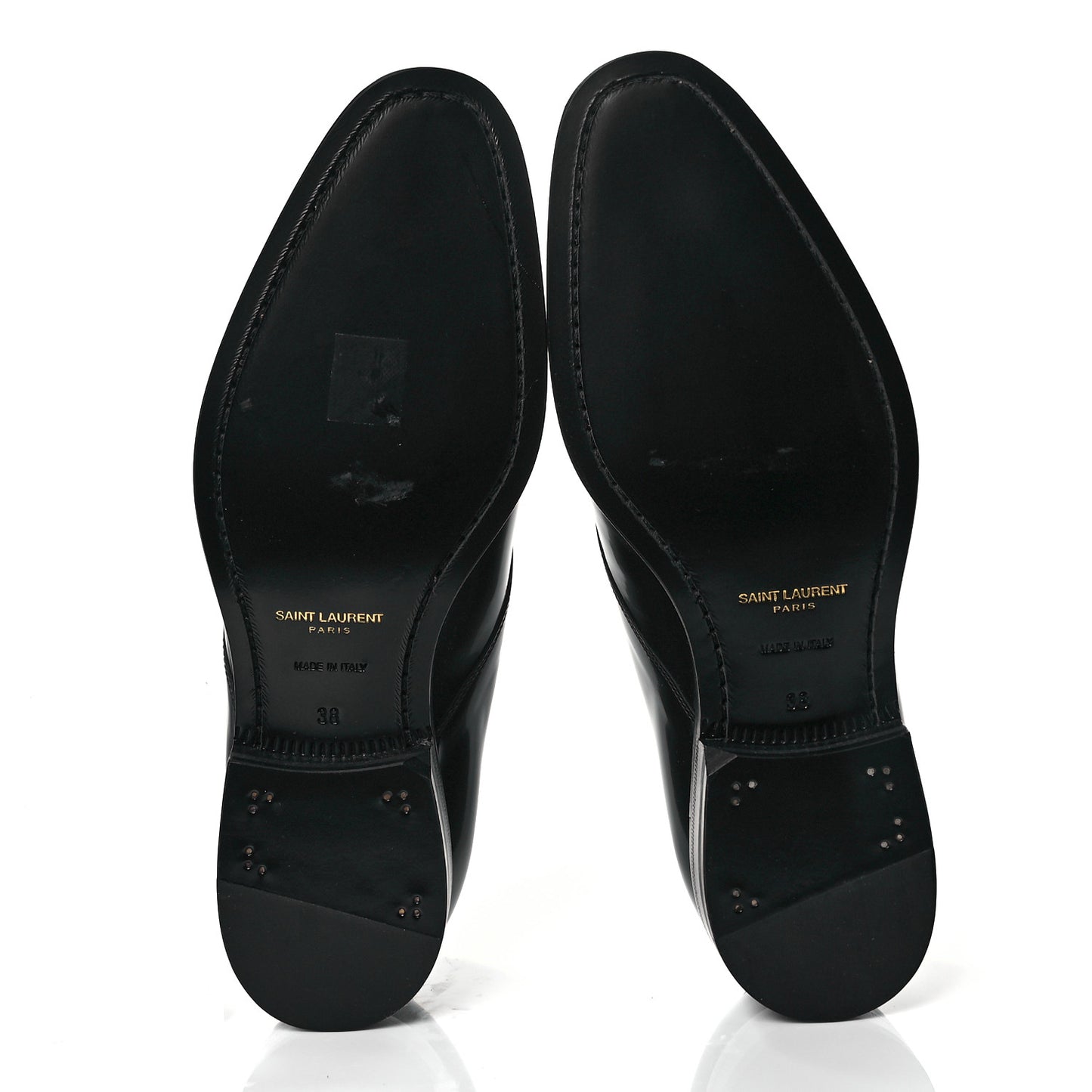 Patent Calfskin Montaigne 25 Uniform 38 Black