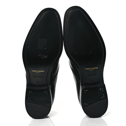 Saint Laurent Patent Calfskin Montaigne 25 Uniform 38 Black 5 of 8