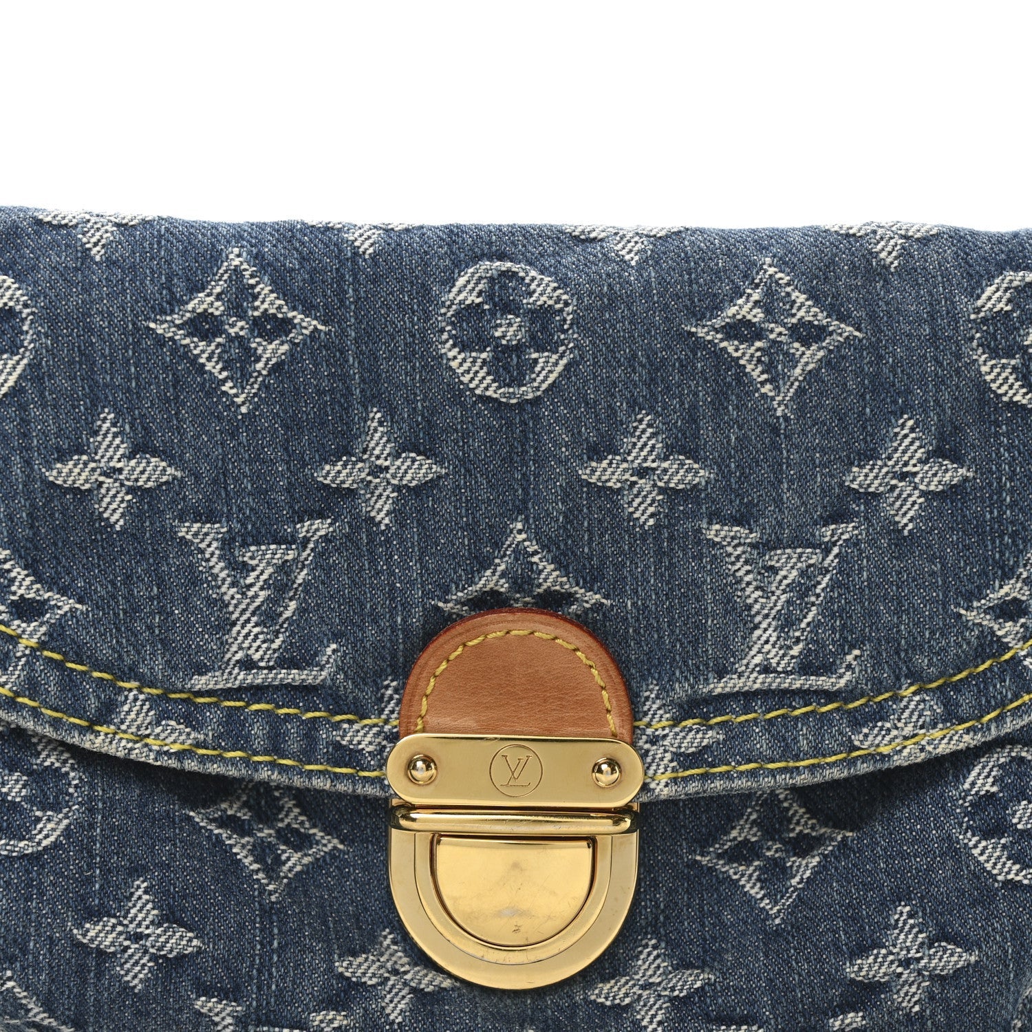 Louis Vuitton Monogram Denim Mini Pleaty Blue 7 of 7