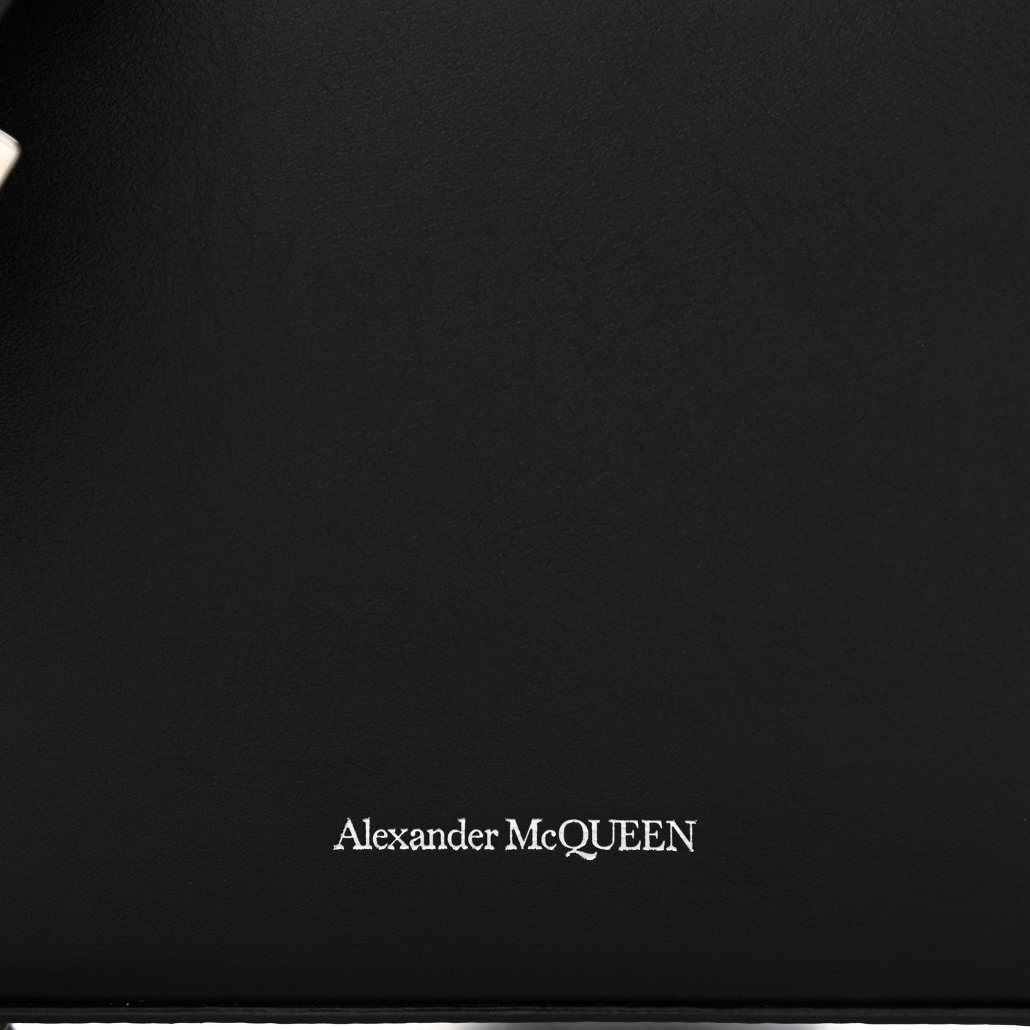 Alexander McQueen Grained Calfskin Box Shoulder Bag 16 Black 6 of 9