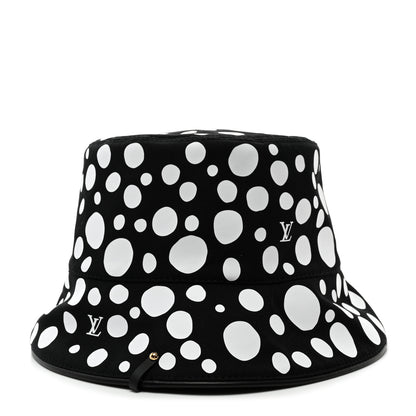 Louis Vuitton LV x YK Monogram Dots Reversible Bucket Hat S Black White 8 of 14