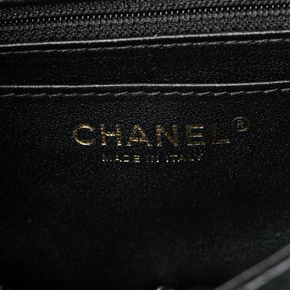 Chanel Lambskin Quilted Mini Square Flap Black 6 of 13