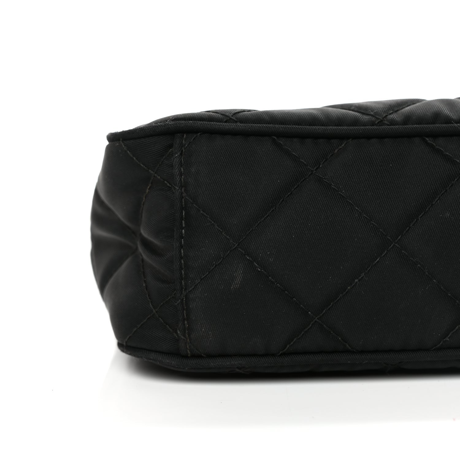 Prada Nylon Tessuto Impuntu Quilted Crossbody Bag Black 9 of 9