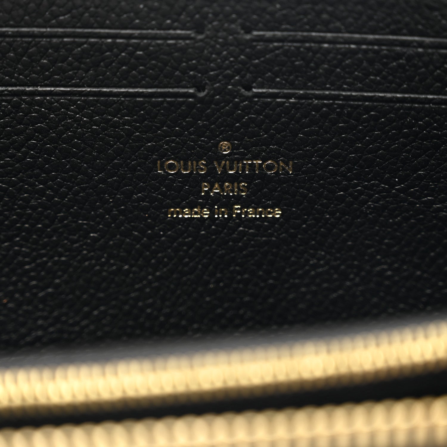 Louis Vuitton Empreinte Clemence Wallet Black 6 of 6