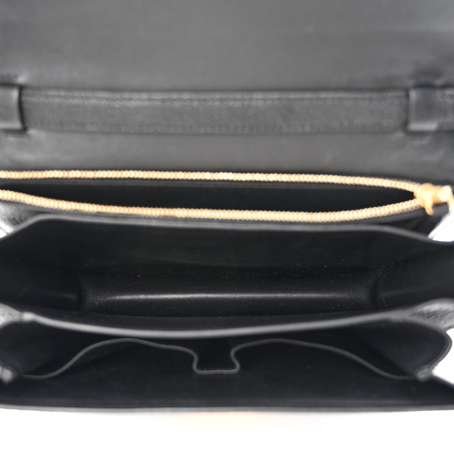 Celine Goatskin Medium Classic Box Flap Bag Black 5 of 13