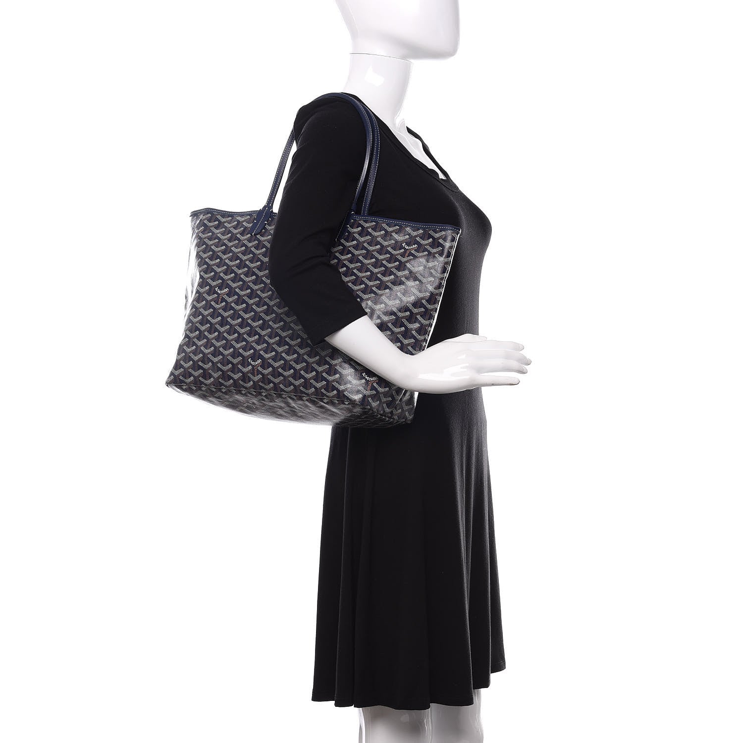 Goyard Goyardine Saint Louis PM Navy 2 of 10