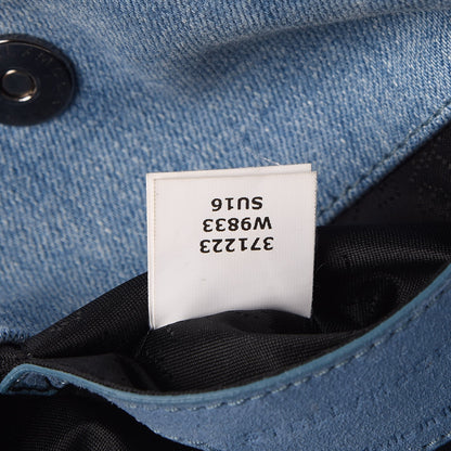 Stella McCartney Denim Mini Star Falabella Tote Blue 7 of 8