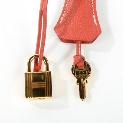 Hermes Togo Kelly Retourne 35 Sanguine 17 of 17