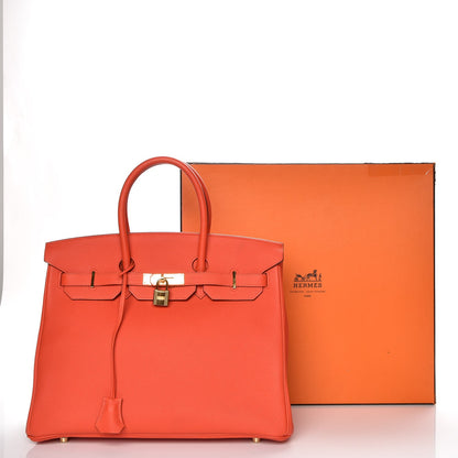 Hermes Togo Birkin 35 Capucine 27 of 27