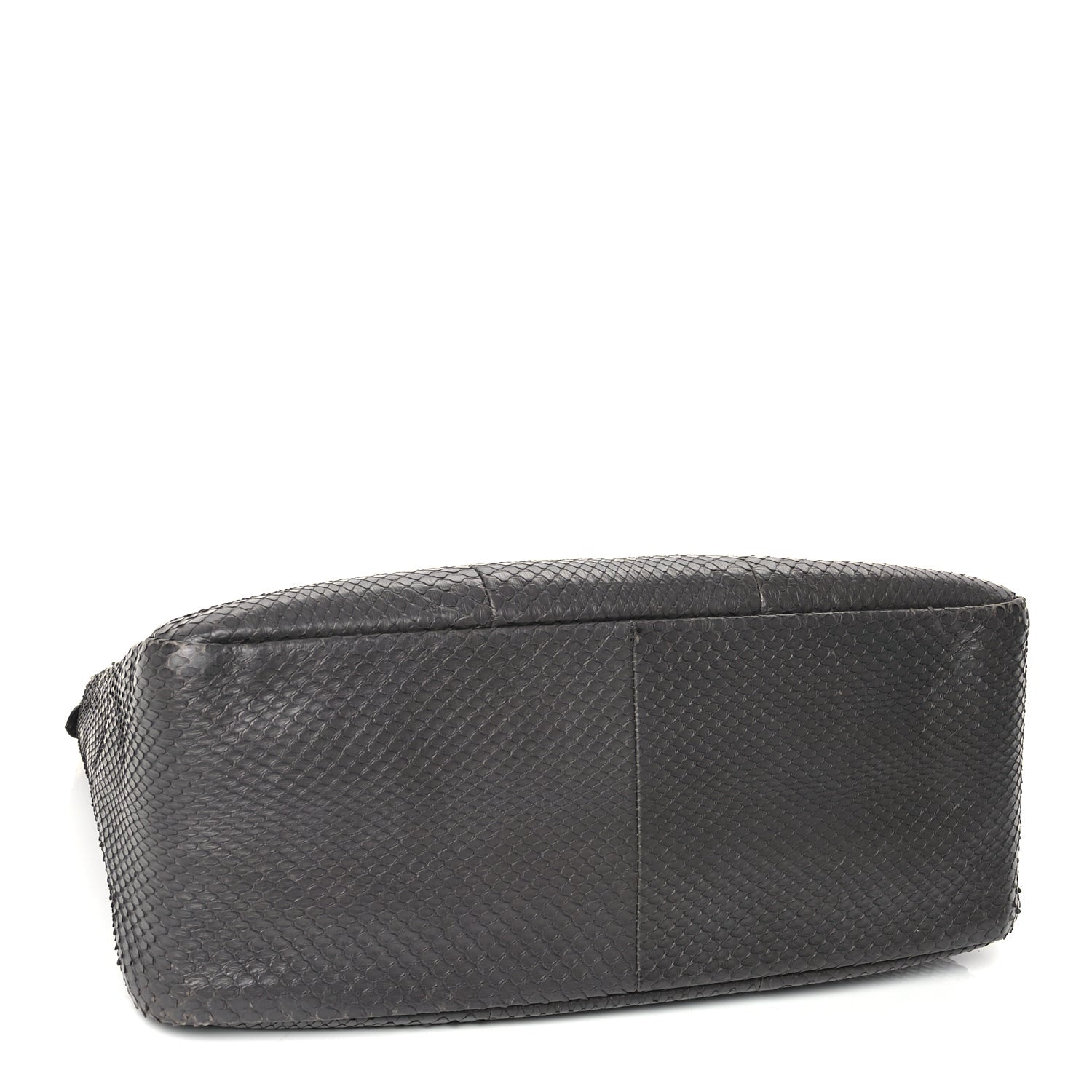 Fendi Snakeskin O'Lock Zipper Black 3 of 11