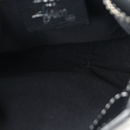 Christian Dior X SHAWN STUSSY Grained Calfskin Saddle Messenger Bag Black 4 of 8