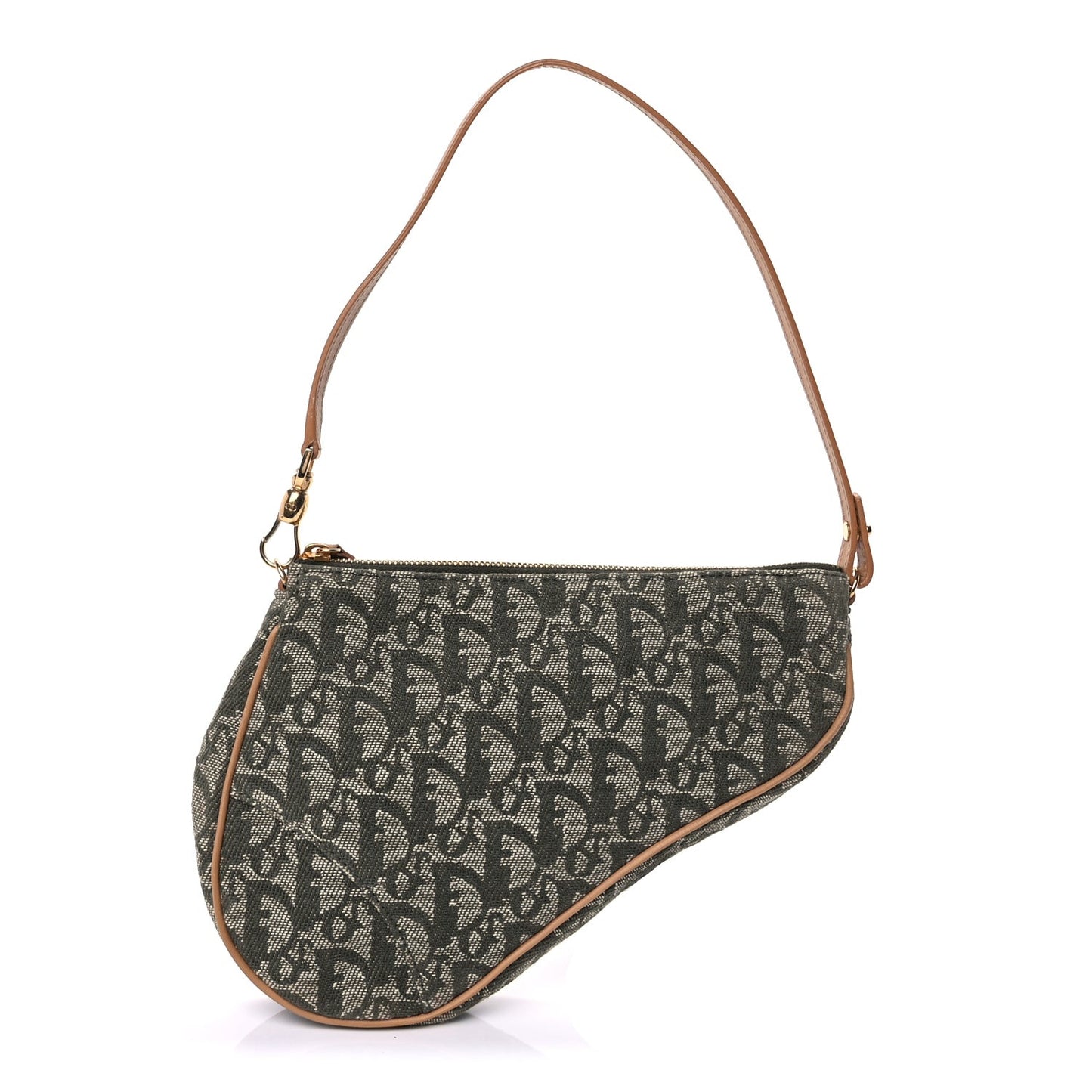 Monogram Mini Saddle Pochette Green