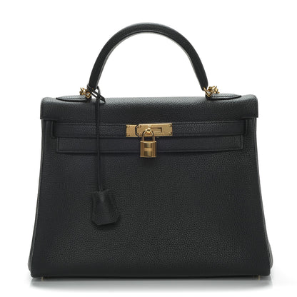 Hermes Togo Kelly Retourne 32 Black 1 of 24