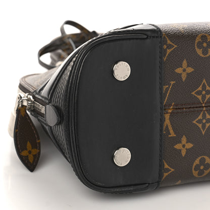 Louis Vuitton Shiny Monogram Alma PM Black 7 of 8