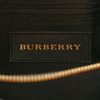 Burberry Haymarket Check Medium Golderton Tote Chocolate 6 of 9