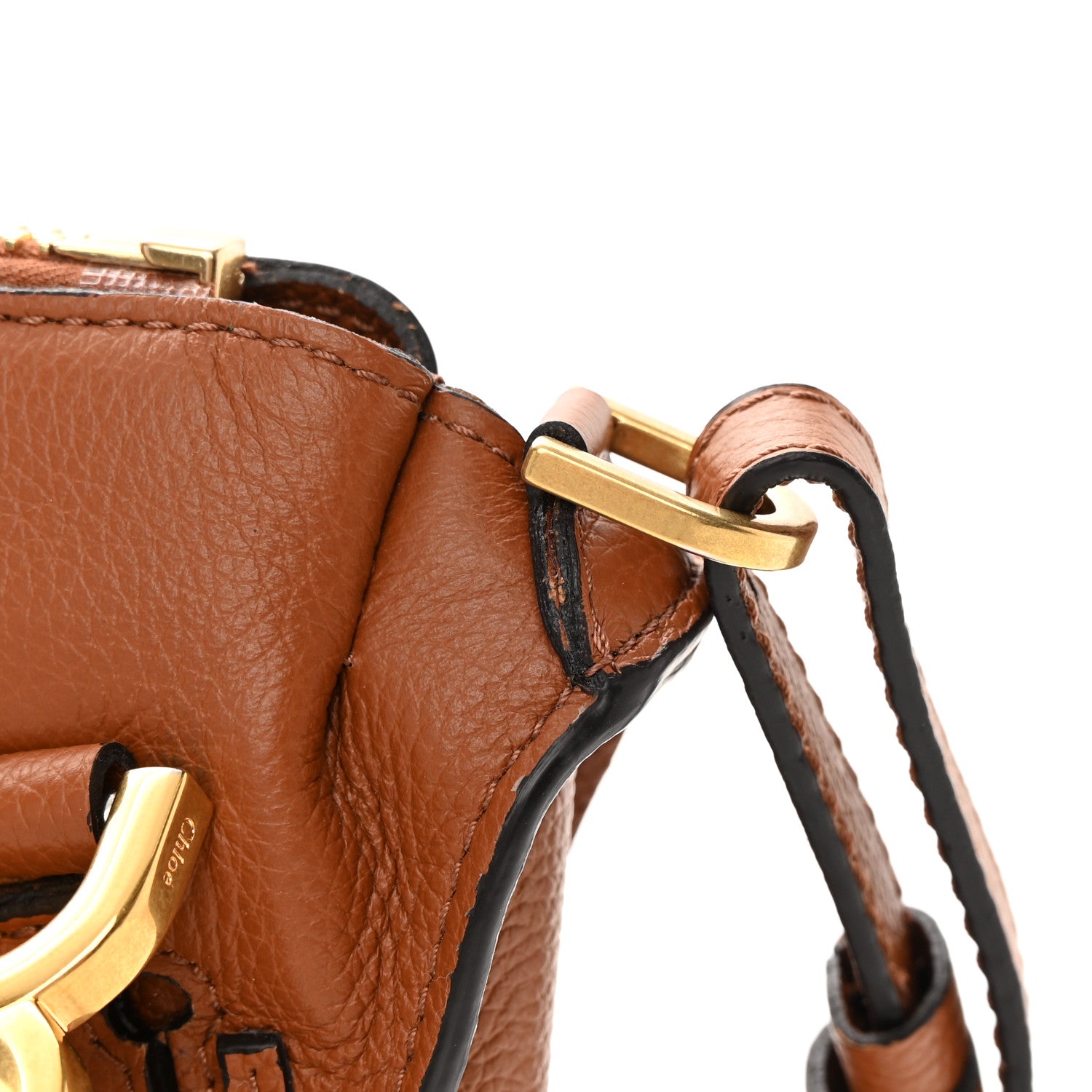 Chloe Calfskin Small Marcie Satchel Tan 18 of 18
