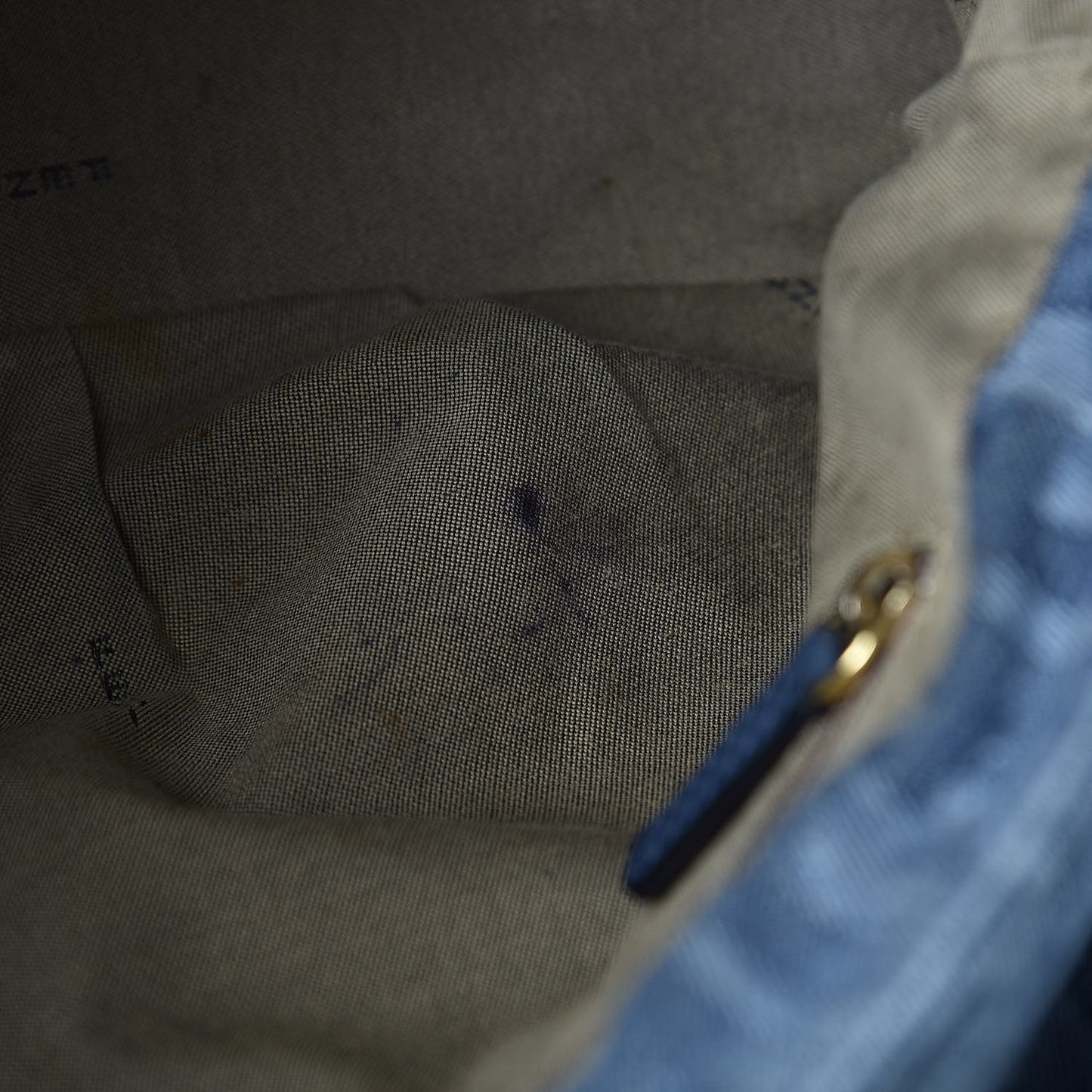 Denim Zucca Mia Shoulder Flap Blue