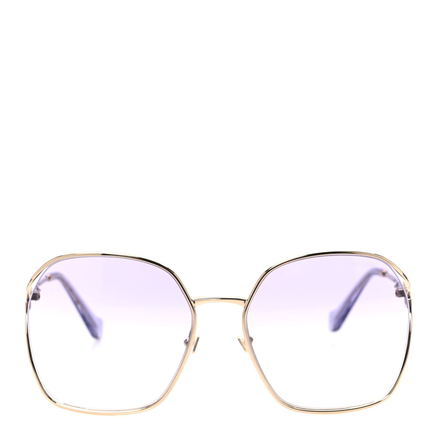 Metal Sunglasses SMU52W Gold Blue