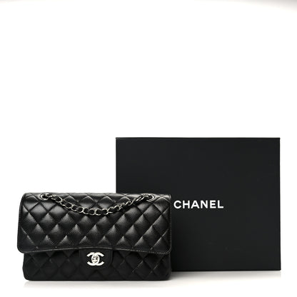 Chanel Caviar Quilted Medium Double Flap Black 12 of 12