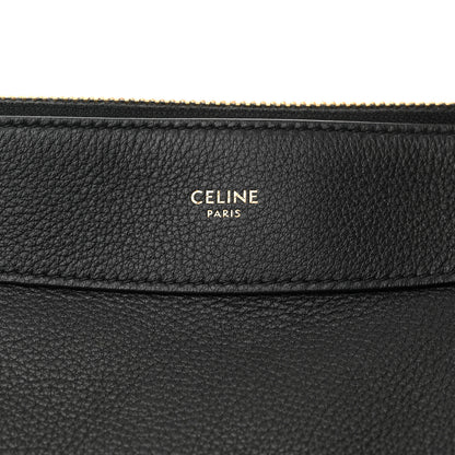 Celine Supple Calfskin Large Romy Shoulder Bag Black 8 of 12