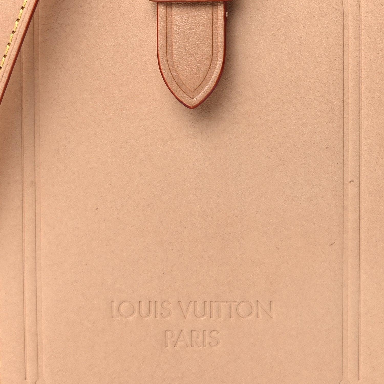 Louis Vuitton Vachetta Name Tag XL Clutch  Beige 6 of 8