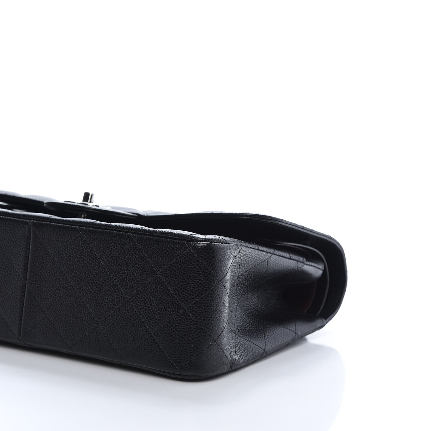 Chanel Caviar Quilted Jumbo Double Flap Black 7 of 12