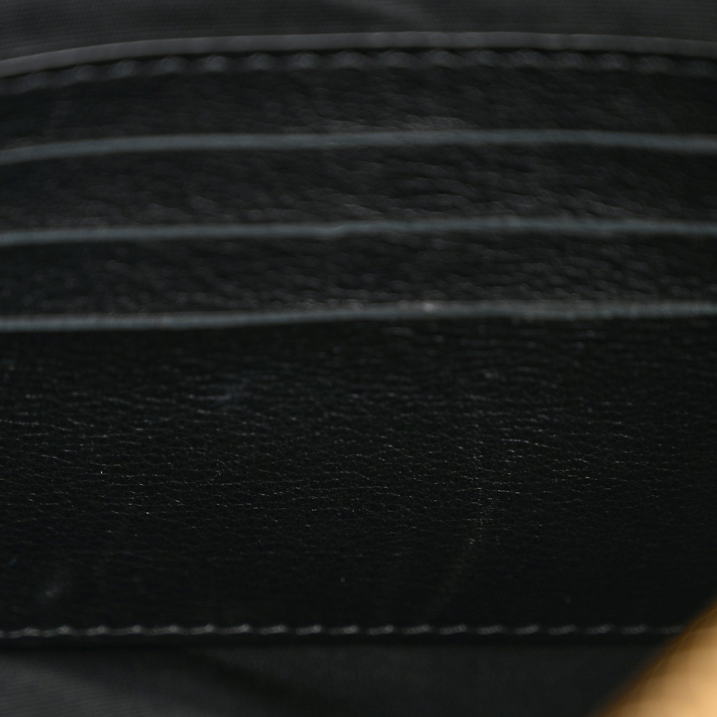 Calfskin Baroque Logo Messenger Bag Black