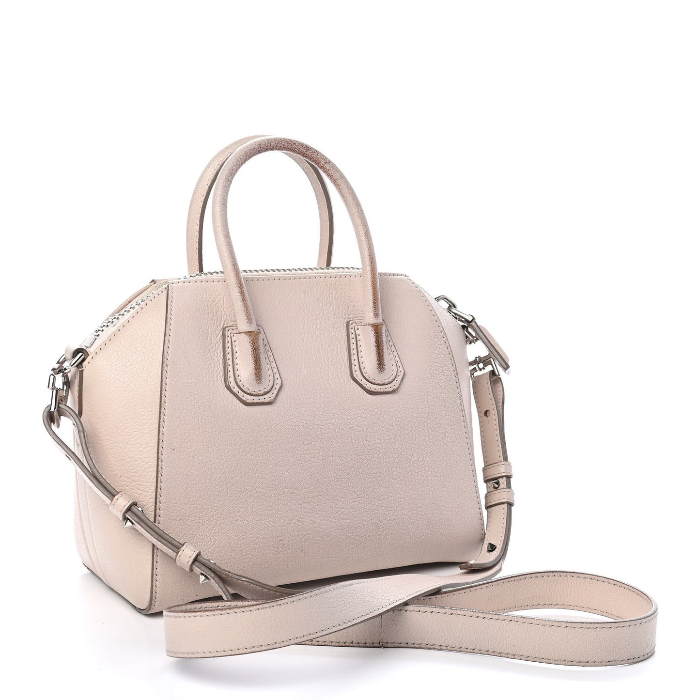 Sugar Goatskin Mini Antigona Pink