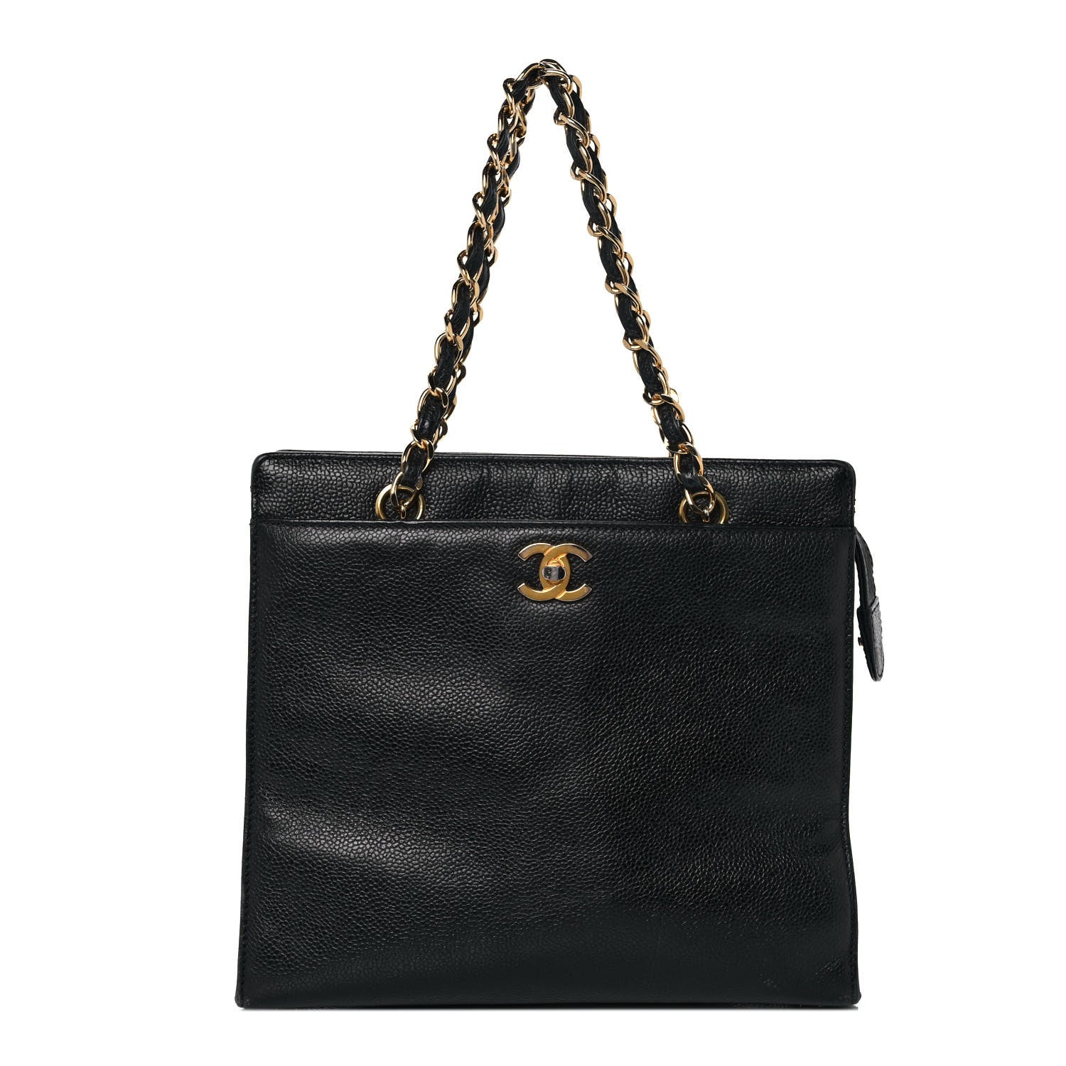 Chanel Caviar CC Shoulder Bag Black 1 of 9