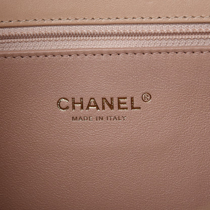 Chanel Caviar Quilted Medium CC Filigree Flap Beige 6 of 7