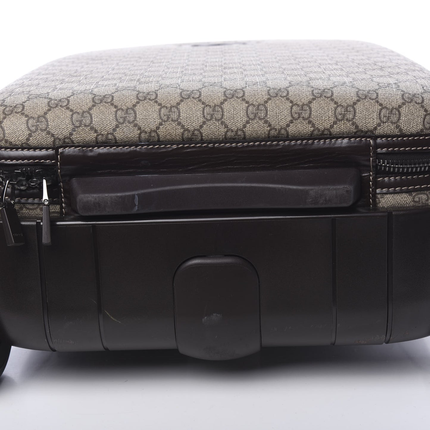 GG Plus Monogram Small Interlocking G Trolley Brown