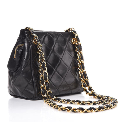 Chanel Lambskin Quilted Small Shoulder Bag Black 3 of 12