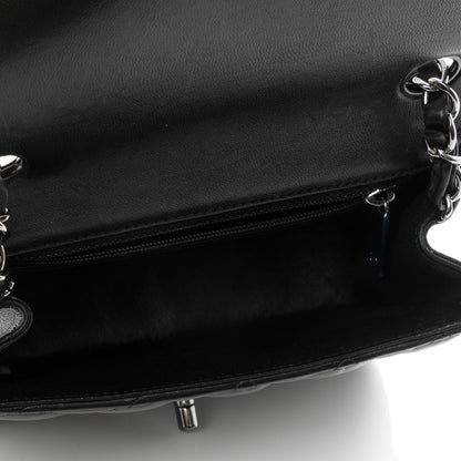 Chanel Lambskin Quilted Mini Square Flap Black 5 of 8