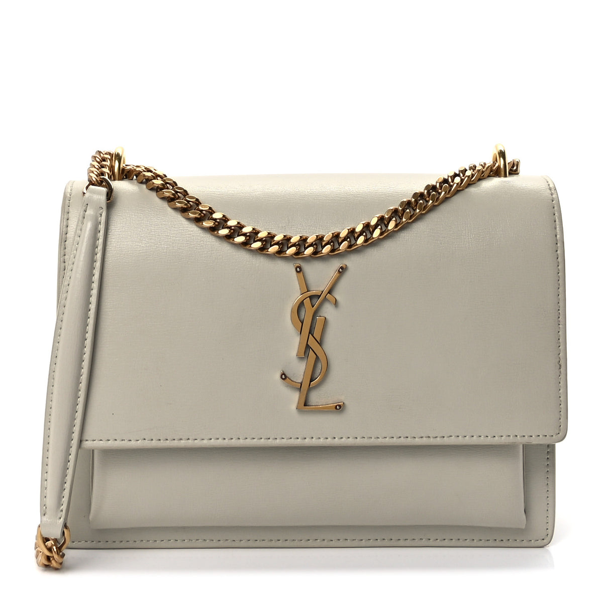 Saint Laurent Calfskin Medium Monogram Sunset Crema Soft 1 of 8