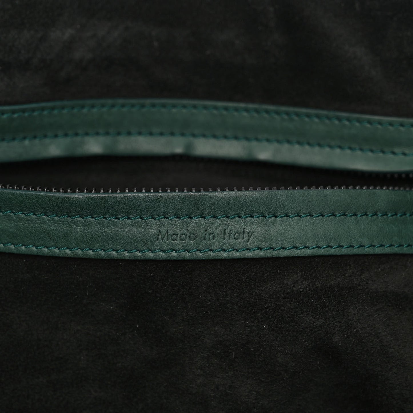 Supple Calfskin Medium Phantom Luggage Emerald