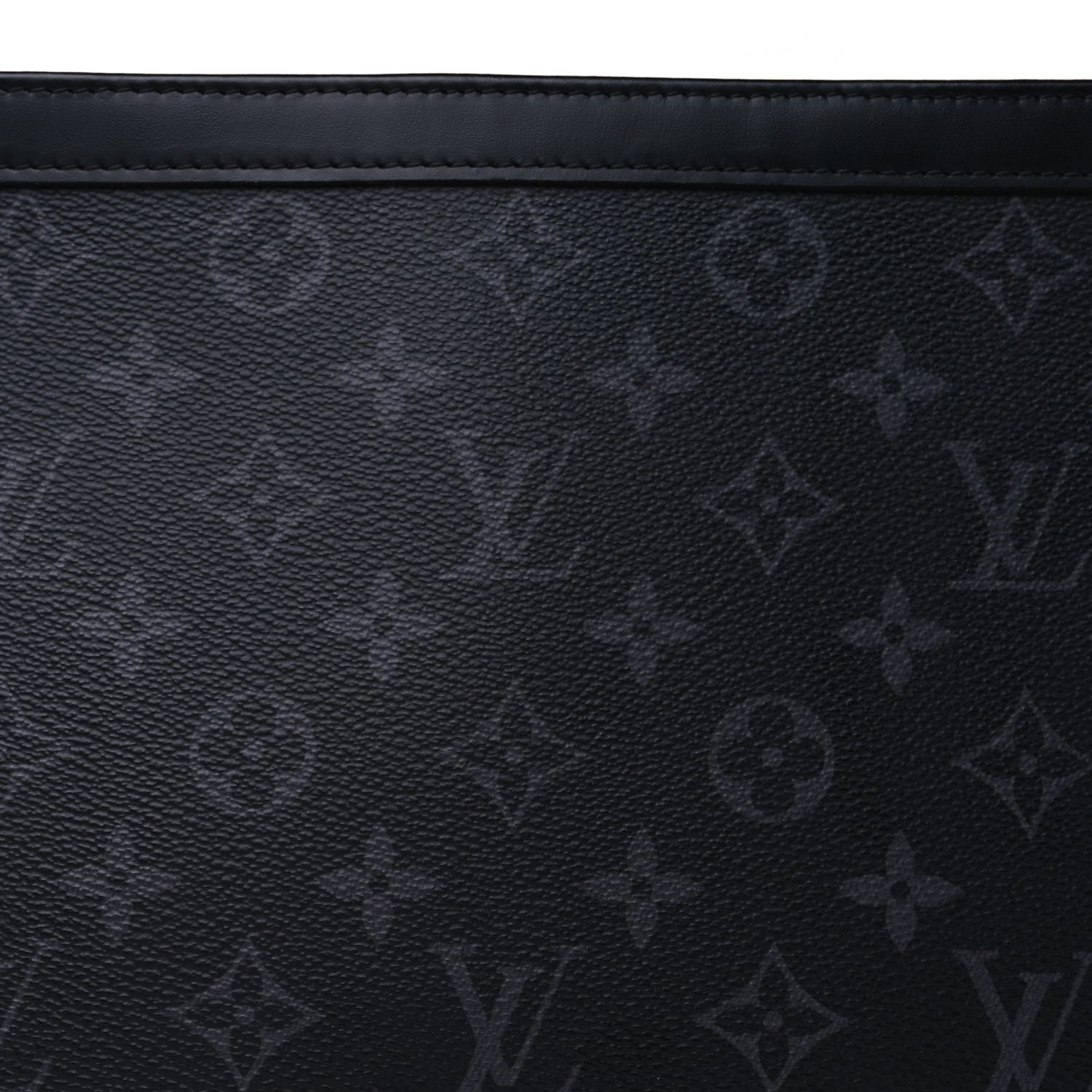 Louis Vuitton Monogram Eclipse Pochette Voyage MM Black 6 of 8
