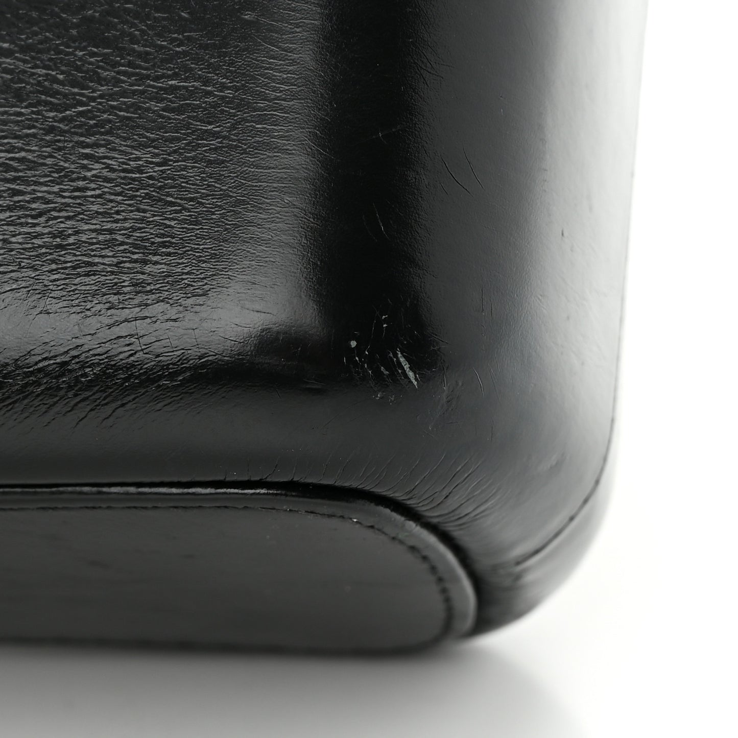 Aged Calfskin Quilted Medium Gabrielle Hobo Black White