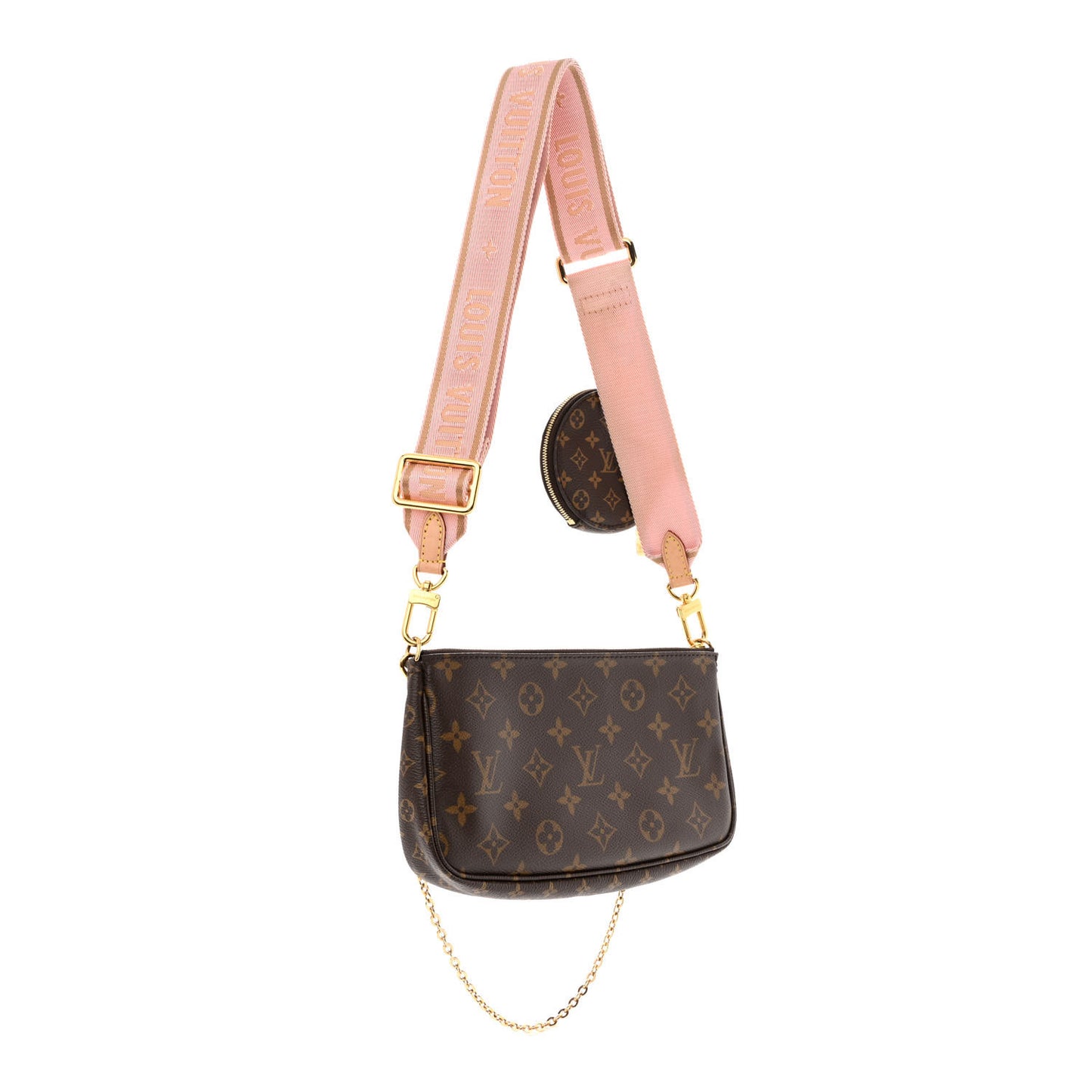 Monogram Multi Pochette Accessories Rose Clair