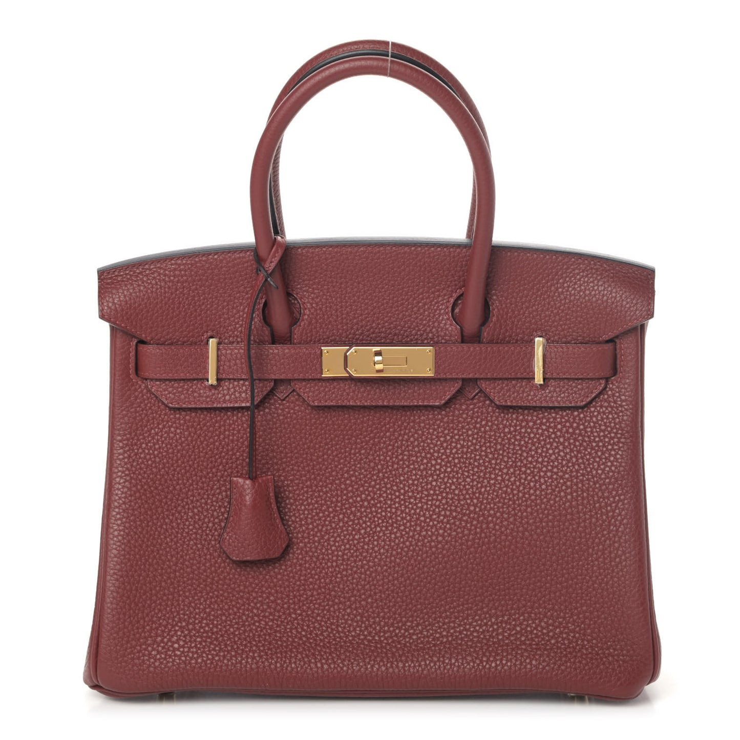 Taurillon Clemence Birkin 30 Rouge H
