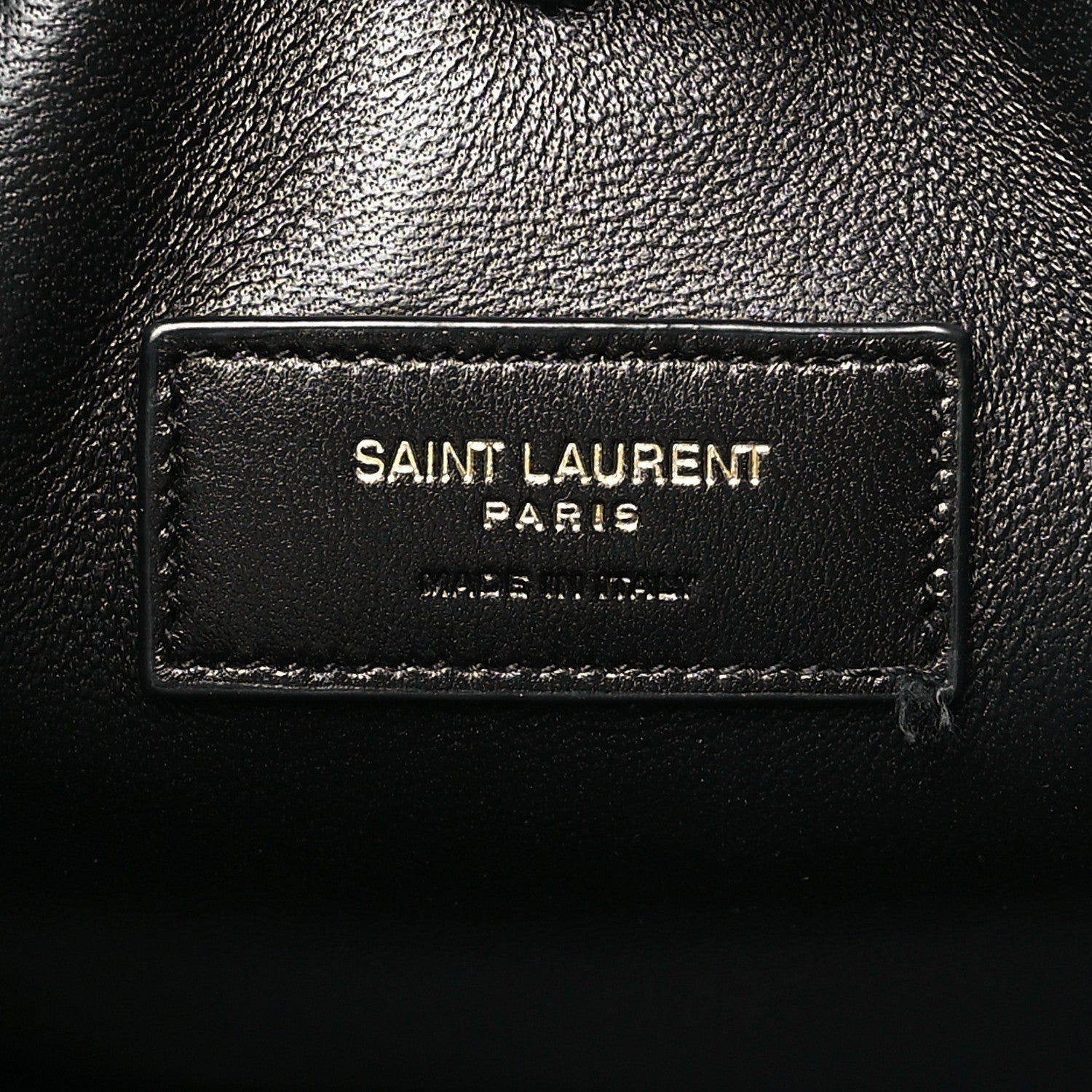Saint Laurent Patent Calfskin Rendez-Vous Hobo Black 7 of 7