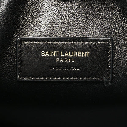 Saint Laurent Patent Calfskin Rendez-Vous Hobo Black 7 of 7