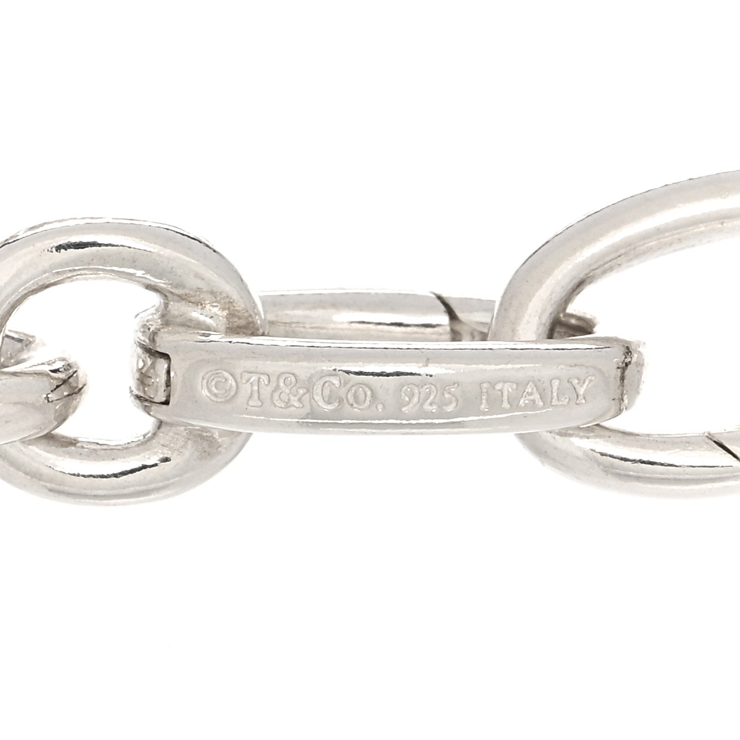 Tiffany Sterling Silver Oval Link Bracelet 3 of 3